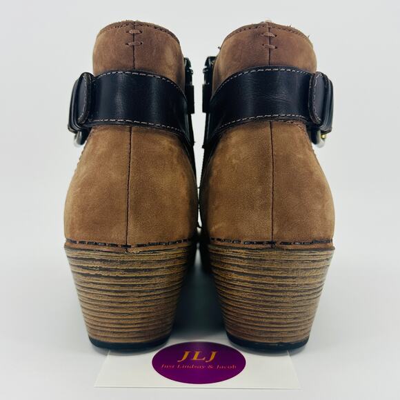 Dansko Women's Michelle Amber Nubuck Comfort Ankle Booties Size 39 EU/ 8.5-9 US - Picture 6 of 12